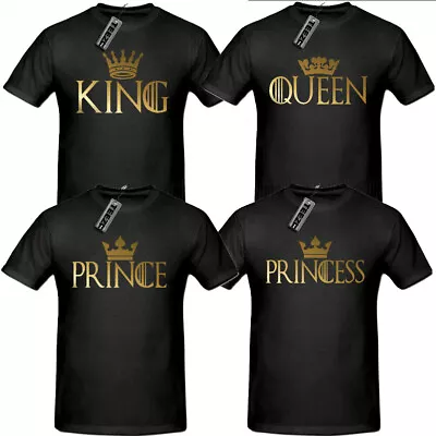 Buy King Queen Prince Princess T Shirt,Mens Ladies Childrens Funny Novelty T Shirt • 7.99£