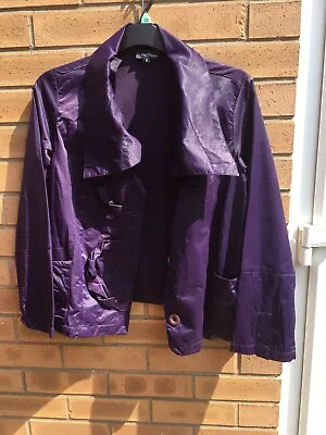 Buy Ladies Purple Jacket By Jean Marc Philippe Colour Prune Size Large • 12£