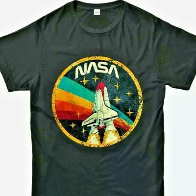 Buy Vintage Nasa T-Shirt Space Agency Nasa Tee Gift Casual Retro Tee Space Force USA • 10.23£