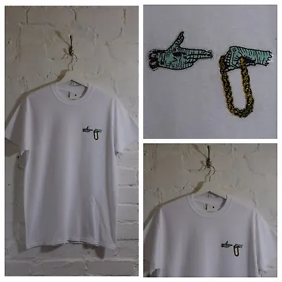 Buy Actual Fact Run The Jewels Embroidered RTJ Killer Mike White Hip Hop Tee T-shirt • 20£