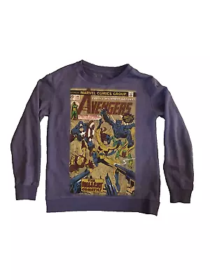 Buy Marvel Comics Sweatshirt Sweater Pullover Avengers Vision Hellcat Cap Iron Man • 8.68£