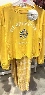 Buy Harry Potter House Hufflepuff Pyjama Set UK Sizes 6-20 XS-XL • 24.99£