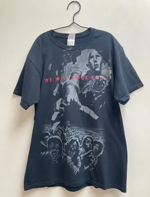 Buy Vintage Rare 2009 Queen Rock The Cosmos Tour T-Shirt, Pre-worn, Black, Large • 45£