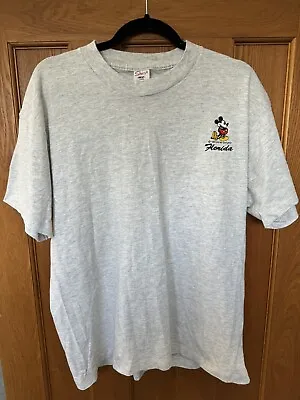 Buy Sherrys Best Vintage Disney Mickey Mouse Florida T-Shirt - Mens Large • 4.50£