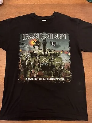 Buy Iron Maiden A Matter Of Life And Death T Shirt 2006 • 25£