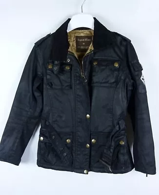 Buy Serge De Nime Vintage Motorcycle Style Jacket In Black. • 0.99£