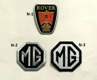 Buy Car Brand Logo MG & Rover Embroidered Iron On Sew Patch Badge New Sports T-shirt • 2.99£