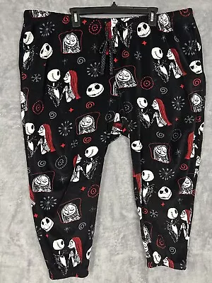 Buy Disney Nightmare Before Christmas Fleece Pajama Pants Womens 3XL (22W/24W) • 5.73£