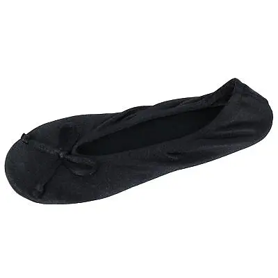 Buy New Isotoner Women's Satin Classic Ballerina Slippers • 21.73£