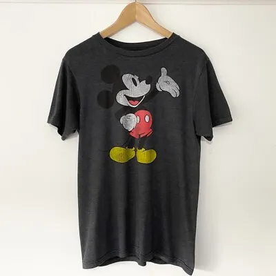 Buy Mickey Mouse Dark Grey T Shirt Size Small • 9.95£
