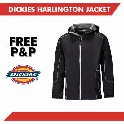 Buy Dickies JW7050 Harlington Winter Jacket - XL Black Workwear  Waterproof • 29.99£