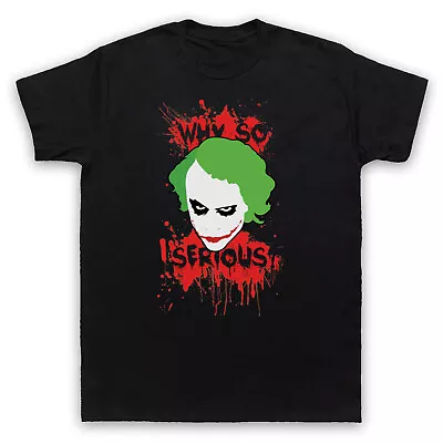 Buy Joker Batman Unofficial Why So Serious Comic Villain Mens & Womens T-shirt • 17.99£
