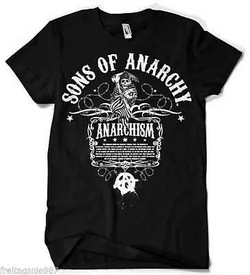 Buy Sons Of Anarchy Anarchism T-Shirt Officially Licensed • 29.80£