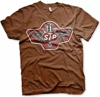 Buy STP Piston Emblem T-Shirt Brown • 25.81£