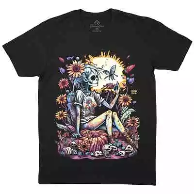 Buy Skeleton Girl Butterflies Mens T-Shirt Horror Gothic Dark Occult Death E327 • 11.99£