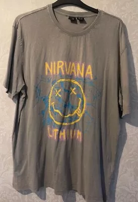 Buy Nirvana T Shirt Grunge Rock Band Merch Tee Size XL Kurt Cobain Dave Grohl • 12.50£