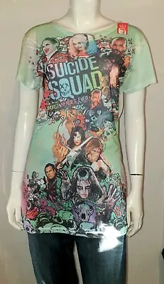 Buy Suicide Squad Logo Short Sleeved T Shirt Vision Top Age 15-16 Size Small 36  • 11.99£