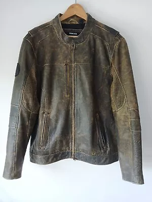 Buy Harley-Davidson Leather Jacket Large Miramar Distressed Brown Patina L • 195£