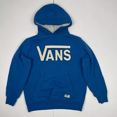 Buy VANS Hoodie Large Medium 11-12 Years Blue Boys Kids Pullover Sweatshirt • 9.88£