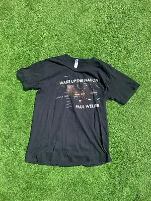 Buy Paul Weller 2010 Wake Up The Nation World Tour Mens Medium Black Tshirt Gildan • 50£