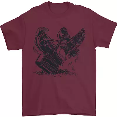 Buy Hammer And Raven Vikings Mens T-Shirt 100% Cotton • 10.48£