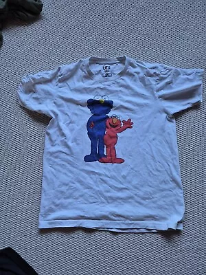 Buy Sesame Street Kaws Medium T Shirt White Elmo • 3£