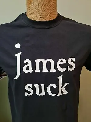 Buy James Suck The Band Tim Booth T Shirt 1990s Ironic Design Classic Madchester • 12.99£