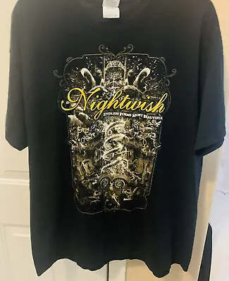Buy Nightwish Endless Forms Most Beautiful 2015 HOUSE OF BLUES Black TShirt Xl Tall • 12.34£
