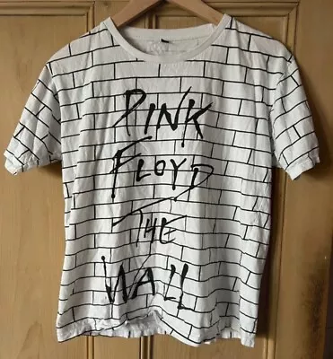 Buy Pink Floyd T Shirt The Wall Prog Rock Band Merch Tee Ladies Size Medium 8-10 • 16.30£