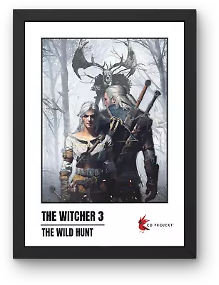 Buy The Witcher 3, Geralt & Ciri, A3, A4, A5 Print Poster, Wild Hunt, RPG Game Merch • 8£