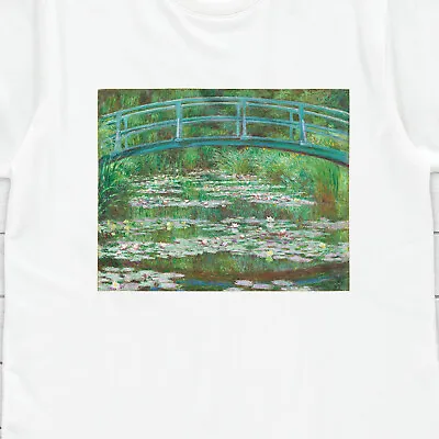 Buy Japanese Foot Bridge T Shirt Monet Impressionist Art Soft Grunge Womens Men Tee • 14.99£
