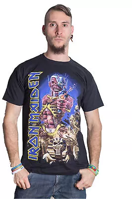 Buy Iron Maiden Somewhere Back In Time Steve Harris Official Tee T-Shirt Mens • 17.13£
