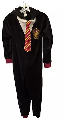 Buy Harry Potter Soft Fleece 1-piece Hood Teen Sz Extra Small Sleepwear Costume • 13.26£