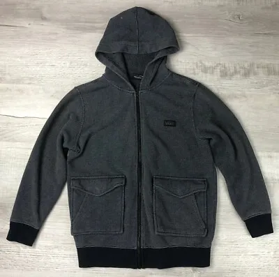 Buy Vans Hoodie Sweatshirt Full Zip Grey Boys Size Medium  • 14.92£