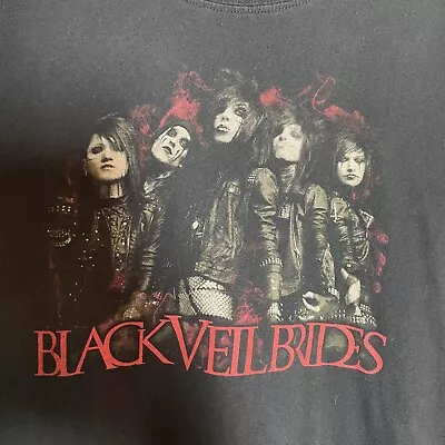 Buy Black Veil Brides Womens T-Shirt Black XL Soft Used Band Tee • 4.72£