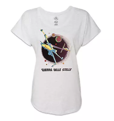 Buy XL Disney Store STAR WARS 40th Anniversary Womens Shirt LIMITED RELEASE Ladies • 18.31£