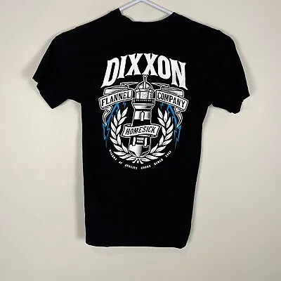 Buy Dixxon Flannel Co. Black Casual Crew Cotton Tee T Shirt Mens Small S Slim • 4.65£