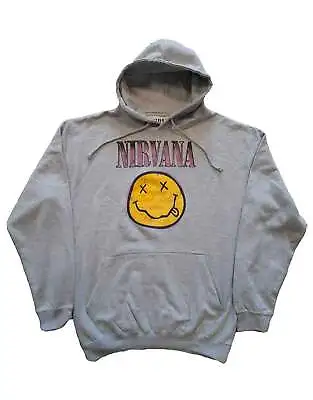 Buy Nirvana Pink Grunge Smile Hoodie • 29.95£