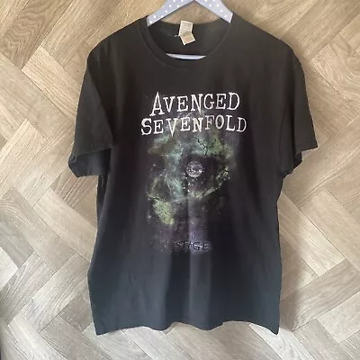 Buy Avenged Sevenfold T Shirt 'The Stage' Tour Shirt Large Graphic • 12.99£