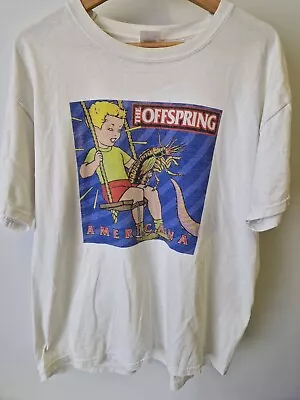 Buy Rare 1998 Americana Offspring The Offspring T Shirt White XL Vintage  • 24.99£