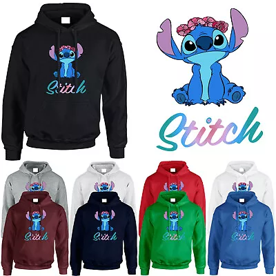 Buy Disney Lilo And Stitch Ohana Gift Mens Hoodie Unisex Pullover Christmas Tops • 18.99£