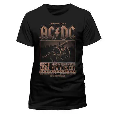 Buy AC/DC Madison Sq Garden Unisex T-Shirt Top Tee Adults Concert Mens Ladies • 8.99£