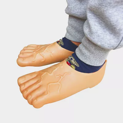 Buy Large Bare Feet Big Slippers Halloween Costume Giant Party Supplies • 14.48£