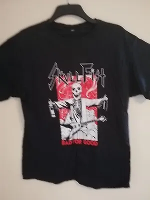 Buy Skull Fist Bad For Good Shirt Size L Metal Iron Maiden Saxon Motorhead Accept • 10£