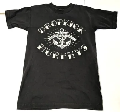 Buy Vtg Dropkick Murphys  Shipping Up To Boston  Anchor Black T-Shirt Small S USA • 17.48£