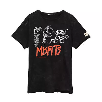 Buy Misfits Unisex Adult Night Of The Living Dead T-Shirt NS6985 • 20.25£