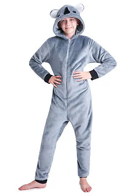 Buy CityComfort Koala All In One Fleece Pyjamas Jumpsuit For Kids Children • 19.49£