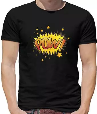 Buy Superhero Pow Mens T-Shirt - Comic - Comics - Pop Art - Graphic Novel - Heroes • 13.95£