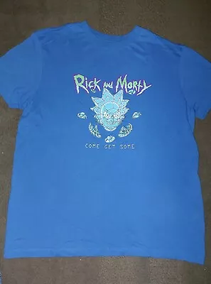 Buy Rick And Morty Blue T Shirt Size Small • 2£