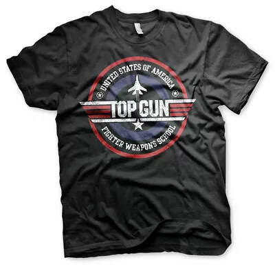 Buy Officially Licensed Top Gun - Fighter Weapons School Men's T-Shirt S-XXL Sizes • 19.53£
